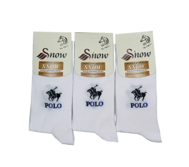 برچسب جوراب سفید مردانه