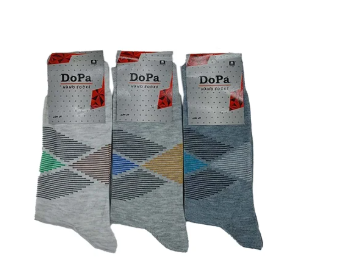 برچسب جوراب لوزی خطی