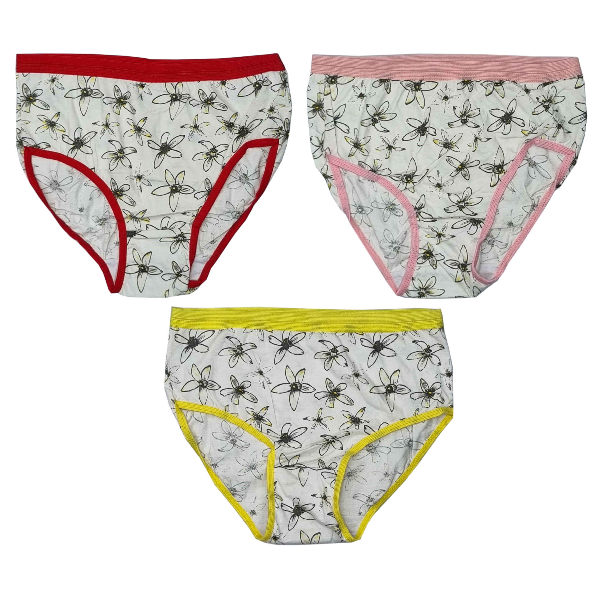 شورت زنانه گلبرگی  اورانوس کد 2061 بسته 3 عددی